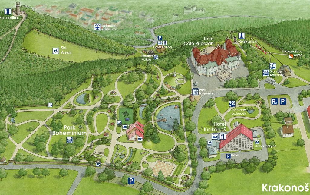 Mariánské Lázně Hotel Krakonos מראה חיצוני תמונה